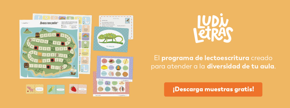 ¿Cómo impulsar el desarrollo de la lectoescritura en infantil y EGB Elemental? 3 1 Banner bodegon ludiletras 1