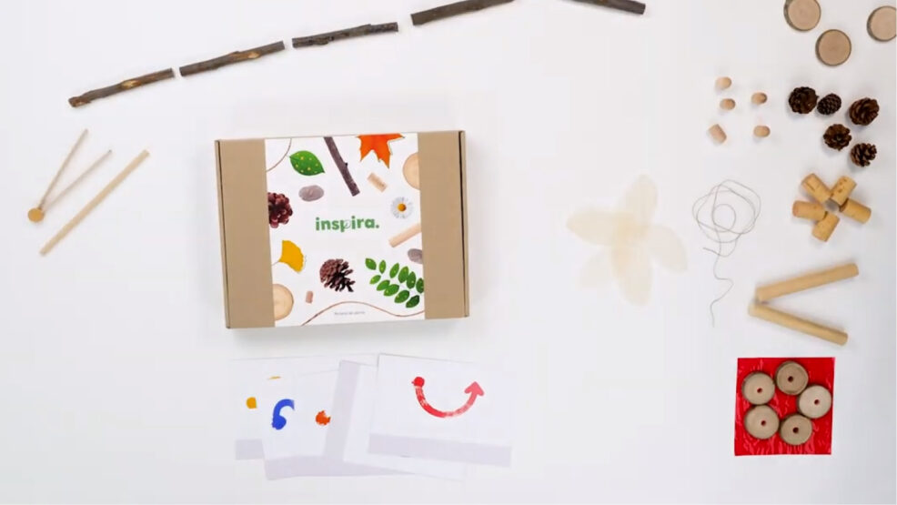 Unboxing de la caja sensorial del programa Inspira para los alumnos de Educacion Infantil