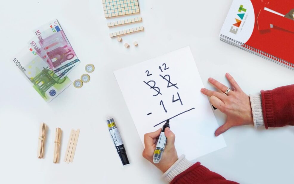 blog Como explicar la resta llevando de EMAT a mi hijo